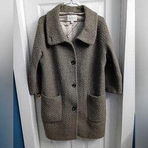 Audrey Hepurn Style Banana Republic Coat with Pockets